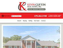 Tablet Screenshot of kevinclifton.com